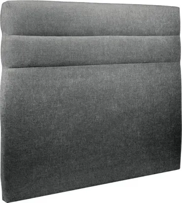 Productafbeelding van Hoofdeinde, model Linien – antracietgrijze stof, 200 cm