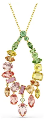 Immagine prodotto di Collana Swarovski unisex con ciondolo Gema, multicolore, rivestimento in lega d'oro 5741589