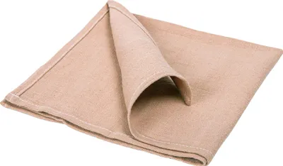 Immagine prodotto di QUVIO Tovagliolo - Tovaglioli - Tovagliolo di cotone - Tovagliolo di stoffa - Tovagliolo marrone - Tovagliolo 40x40cm - Cotone - 40x40cm - Marrone