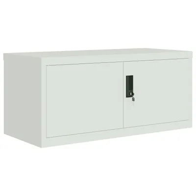 Obrázek produktu pro vidaXL Skříň na dokumenty světle šedá 90x40x40 cm ocelová