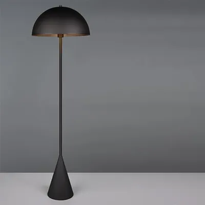 Imagen del producto de Lámpara de pie de pie, color mate, diseño tipo hongo, ideal para salón o dormitorio, 130 cm de altura, 1xE27, 40W, modelo ALFIE Trio