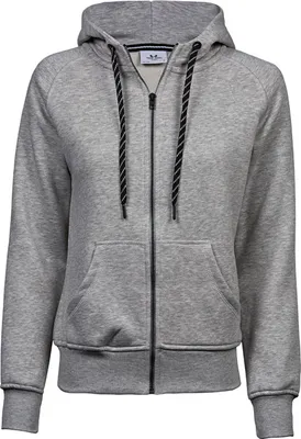 Produktbild von Tee Jays - "Fashion" Hoodie mit durchgehendem Reißverschluss für Damen RW10911 (S) (Grau meliert)