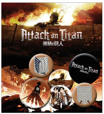 Obrázek produktu pro ATTACK ON TITAN - Badge Pack - Characters