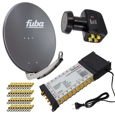 Produktbild von PremiumX SAT Anlage Fuba DAA 780 A Antenne 5/16 Multischalter LNB F-Stecker