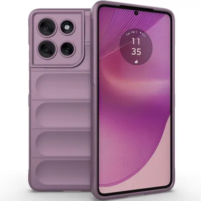 Produktbild von Handyhülle für Motorola Moto G86 Weich TPU Silikon Stossfest Anti-rutsch Hülle Lila
