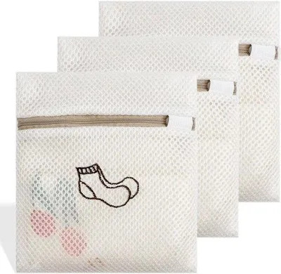 Produktbild von Set von 3 Waschbeuteln für Delikate Kleidung und Schuhe mit Reißverschluss