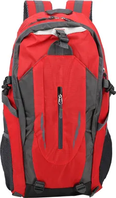 Immagine prodotto di 40L impermeabile zaino borsa a tracolla per sport all'aperto, arrampicata, campeggio, escursioni, rosso