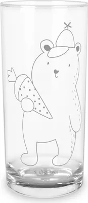 Produktbild von Mr. & Mrs. Panda Cocktailglas Bär Schultüte 200 ml - Transparent - Geschenk, Schulanfang, Grundschule, Glas, Trinkglas, Longdrinkglas, Tumbler, Wasserglas, Schulbeginn