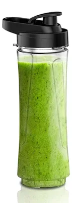 Smoothieflasche aus Tritan, 600 ml, BPA-frei, für Sport & Shakes