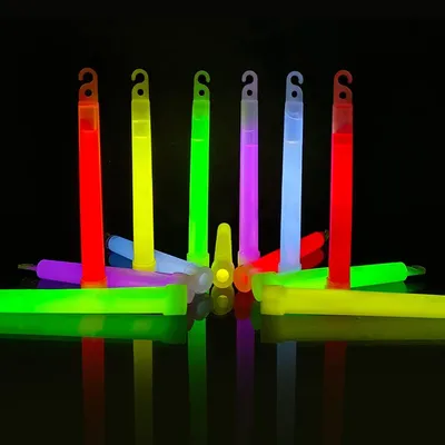 Image de Lot de bâtons lumineux pour fêtes, 32 pièces, 8 couleurs, idéal pour les festivals