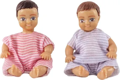 Immagine prodotto di Casa delle bambole Lundby - Set con due bambini - Accessori per la casa delle bambole
