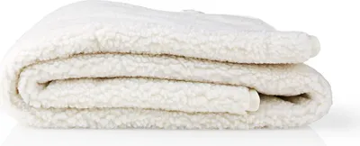 Immagine prodotto di Nedis Pebl120Cwt1 Coperta elettrica 150 X 80 cm 3 impostazioni di calore Indicatore luminoso Protezione dal surriscaldamento