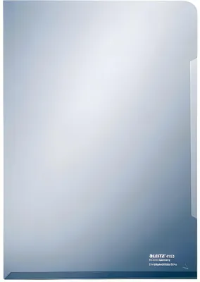 Produktbild von LEITZ Sichthülle Super Premium A4 PVC blau 0,15 mm 100 Hüllen