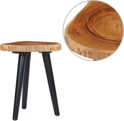 Immagine prodotto di Maison Exclusive - Tavolino 40 x 45 cm in teak massiccio