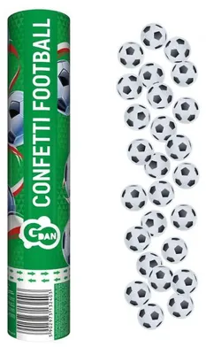 Immagine prodotto di Coriandoli sparanti 30 cm - palloni da calcio