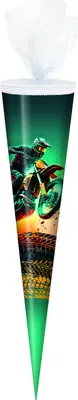 Produktbild von Schultüte / Zuckertüte / 70cm / rund / "Motorcross"