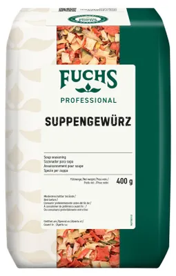 Zdjęcie produktu dla Przyprawa do zup Fuchs Professional do bulionów warzywnych i klarownych 400g