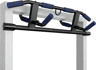 Produktbild von Vitalic Klimmzugstange Ohne Bohren – Türrahmen Pull-Up Bar 55–92 cm | 200 kg Belastbar, Antirutsch & Kratzschutz | Für Mietwohnungen, Home Gym & Weig