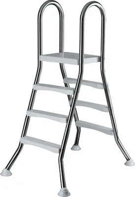 Produktbild von Poolleiter Edelstahl für Hochbecken mit 90 cm höhe