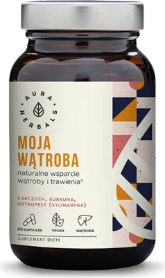 Produktbild von Aura Herbals Meine Leber ARTISCHOCKE MARIENDISTEL KURKUMA 60 Kapseln