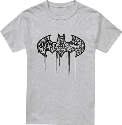 Produktbild von Batman - T-Shirt Logo für Herren TV2625 (S) (Grau)