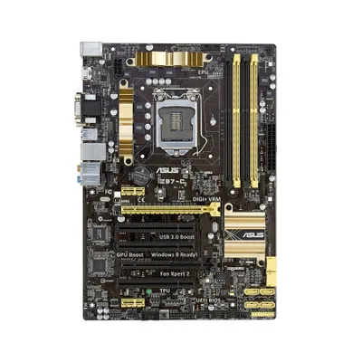 Produktbild von ASUS Z87-C, Intel, LGA 1150 (Socket H3), Intel® Celeron®, Intel® Pentium®, DDR3-SDRAM, 32 GB, DIMM