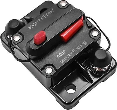 Produktbild von Automatische Zekeringhouder 150 A für Marine-Sleephengel-Motoren DC12-24V Hand-Reset-Funktion.