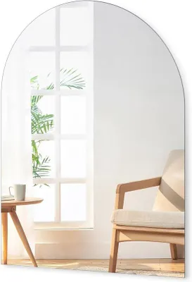 Zdjęcie produktu dla Lustro ścienne bez ramki, 40 x 30 cm, idealne do łazienek, salonów i sypialni