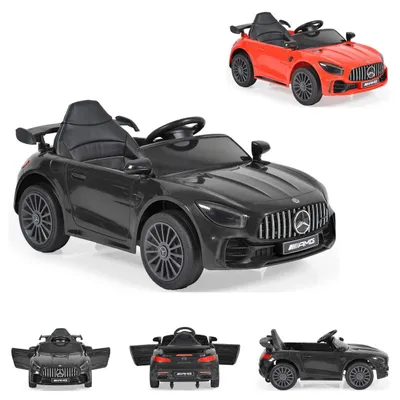Produktbild von Moni Kinder Elektroauto Mercedes AMG GTR EVA-Reifen, Musikeffekte, Fernbedienung schwarz