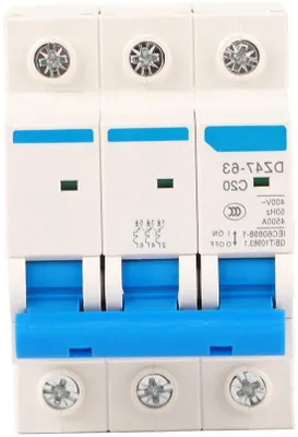 Produktbild von 3-polige 400VAC 6/10/16/20A Isolationschalter Mini-Stromunterbrecher MCB-Sicherheitsunterbrecher für DC-Schaltkreis/Ausrüstung (20A)