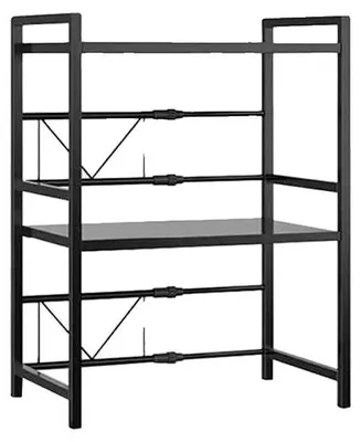 Obrázek produktu pro Organizér na mikrovlnnou troubu, rozšiřitelný design, víceúrovňové uspořádání, dvoustupňový