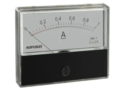 Produktbild von ANALOGES EINBAU-STROMMESSGERT 1 A DC / 70 x 60 mm