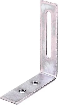 Obrázek produktu pro Spojovací úhelník nastavitelný 65x80x20 mm galvanicky pozinkovaný
