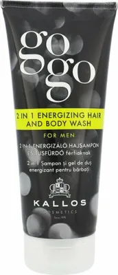 Obrázek produktu pro Gogo sprchový gel 2 in 1 Energizing Hair And Body Wash pro muže 200 - Kallos Cosmetics