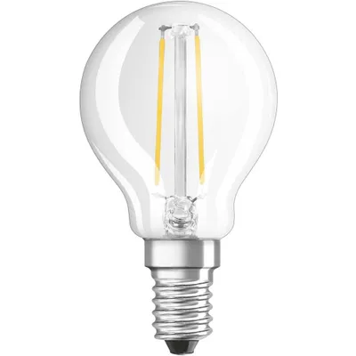 A clear studio shot of an LED light bulb.