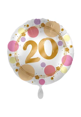 Produktbild von Heliumsets mit Folienballons - Herzballons Ø 45cm : Bunt Ø 45cm 8-10 Ballons