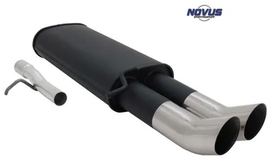 Image de Échappement sport Novus pour VW Passat 3B / 3BG 2x76mm DTM Silencieux final avec ABE