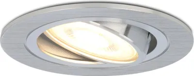 Produktbild von hoftronic LED Einbaustrahler 4W 345lm 2700K Dimmbar Schwenkbar Edelstahl
