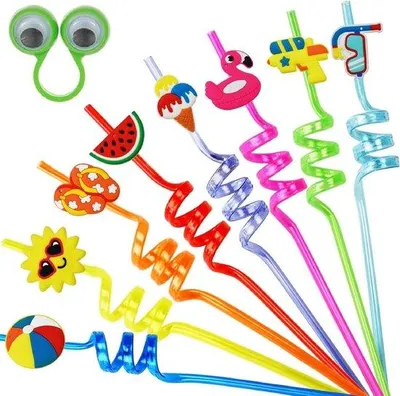 Produktbild von Kunststoffschwimmbadröhren, 8er Set, Sommerurlaub, Partyaccessoire