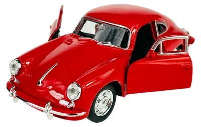 Obrázek produktu pro Welly, model Porsche 356B, červená barva, sběratelský model