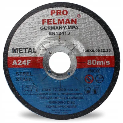 Produktbild von Felman Schleifscheibe Metall Inox 125mm