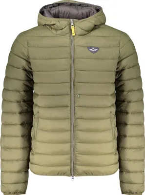 Produktbild von Grüne Herrenjacke mit Kapuze & Mehreren Taschen – Stil für jede Jahreszeit