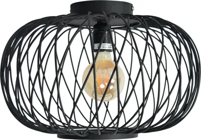 Immagine prodotto di Lampada da soffitto Twist Large Ø37x24 - Metallo - Nero