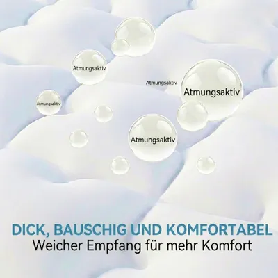 Produktbild von CASABEL Kuschelig-weicher Matratzentopper für den Alltagskomfort, 160x200cm