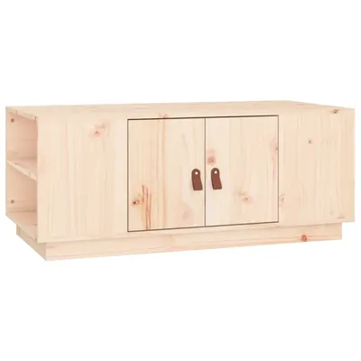 Produktbild von Couchtisch 100x50x41 cm Massivholz Kiefer