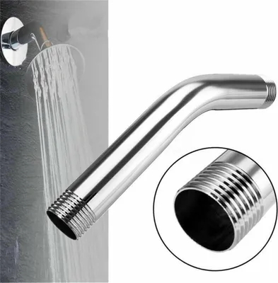 Produktbild von Duschkopfverlängerung - Edelstahl - 15 cm - G1/2 Zoll - Extra Zubehör