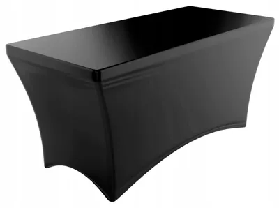 Imagen del producto de Mantel para catering, color negro, 180 cm