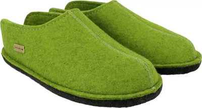 Produktbild von HAFLINGER Flair Smily Pantoffeln Schurwolle für ein warmes Tragegefühl, Offener Fersenbereich für einfaches Hineinschlüpfen, Rutschhemmende Filzsohle für sicheren Halt