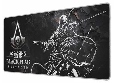 Image de Lexip Black Flag Resynced Tatoo XXL Mousepad