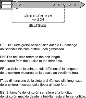 Produktbild von Red Bridge Herren Gürtel Leder Ledergürtel
